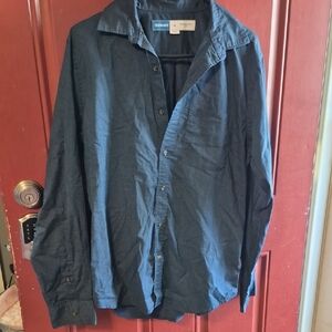Old Navy Men's Dark Blue Shirt Jacket